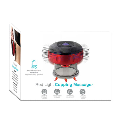 Electric Cupping Massager with Red Light