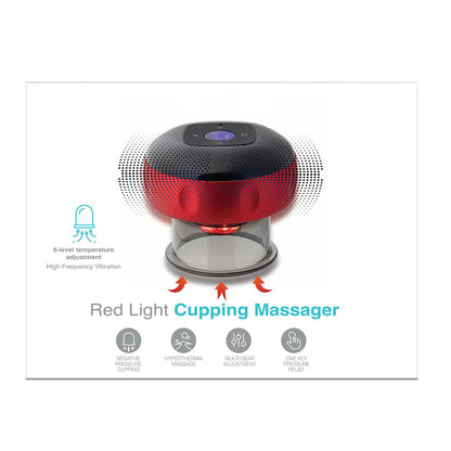 Electric Cupping Massager with Red Light