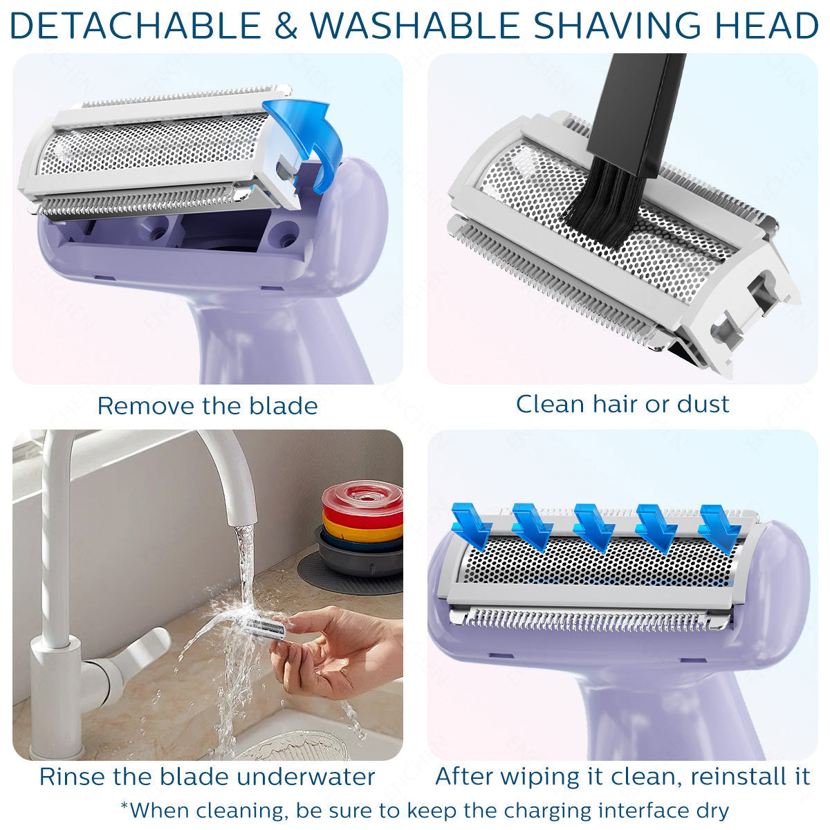 Women's Wet & Dry Electric Razor