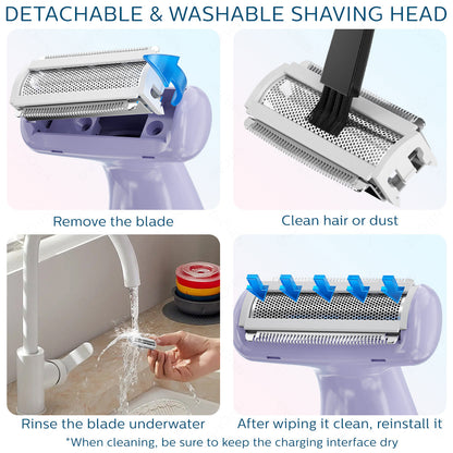 Women's Wet & Dry Electric Razor