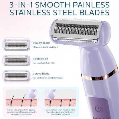 Women's Wet & Dry Electric Razor