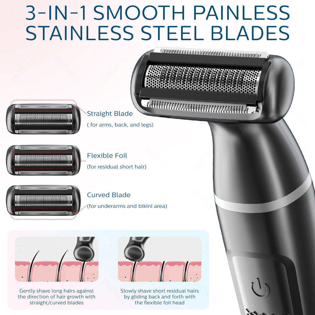 Women's Wet & Dry Electric Razor