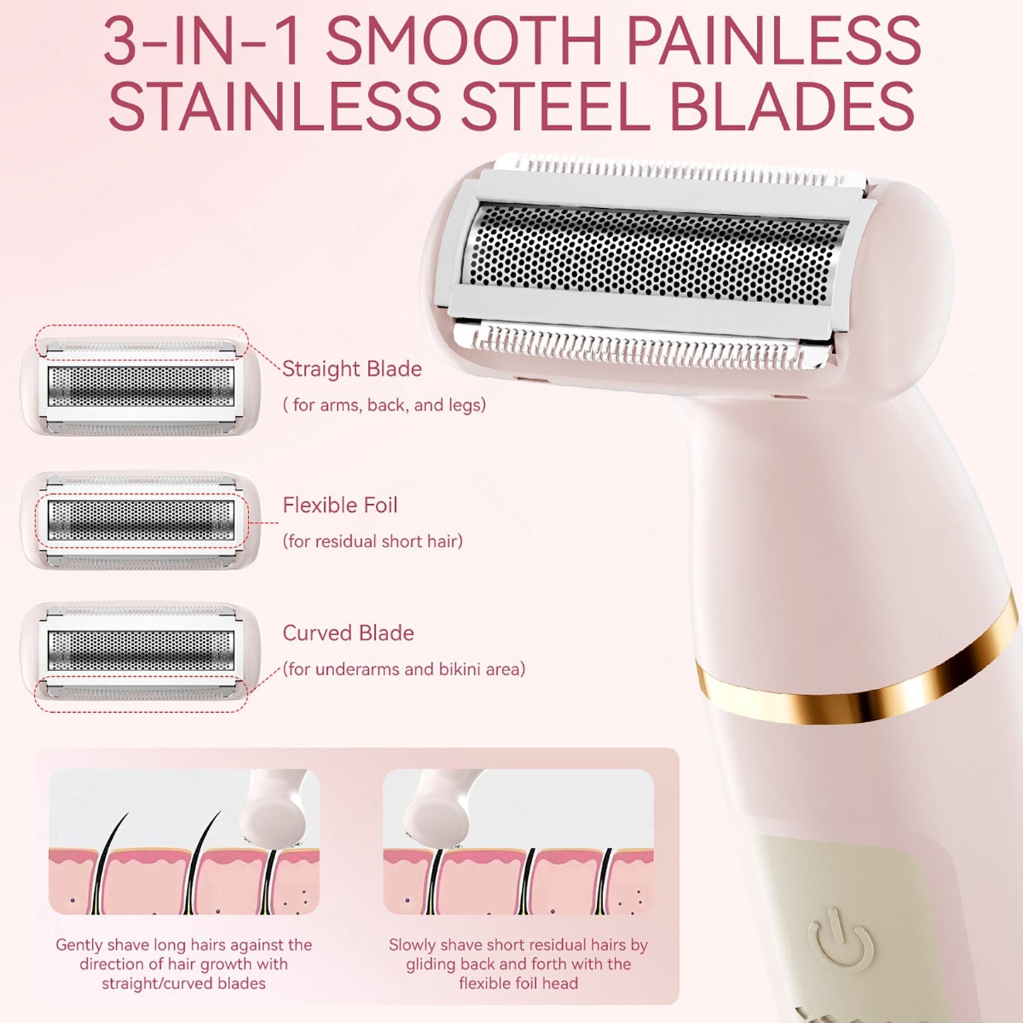Women's Wet & Dry Electric Razor