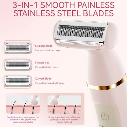 Women's Wet & Dry Electric Razor