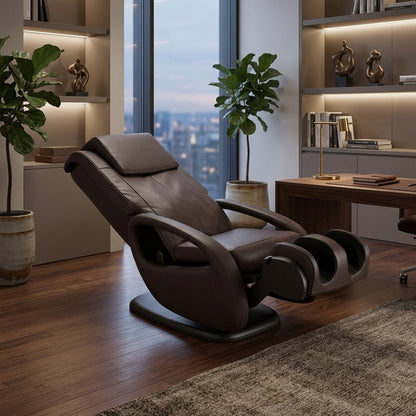 3D Orbital Massage Chair with Reclining Ottoman