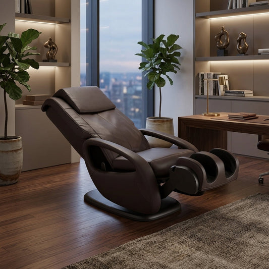 3D Orbital Massage Chair with Reclining Ottoman
