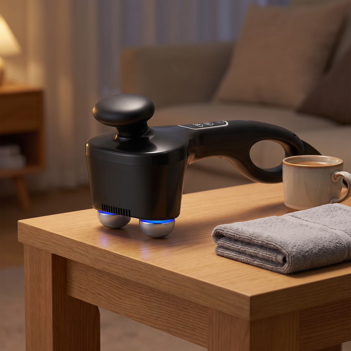 Bionic-Point Heat & Cold Massager - side table