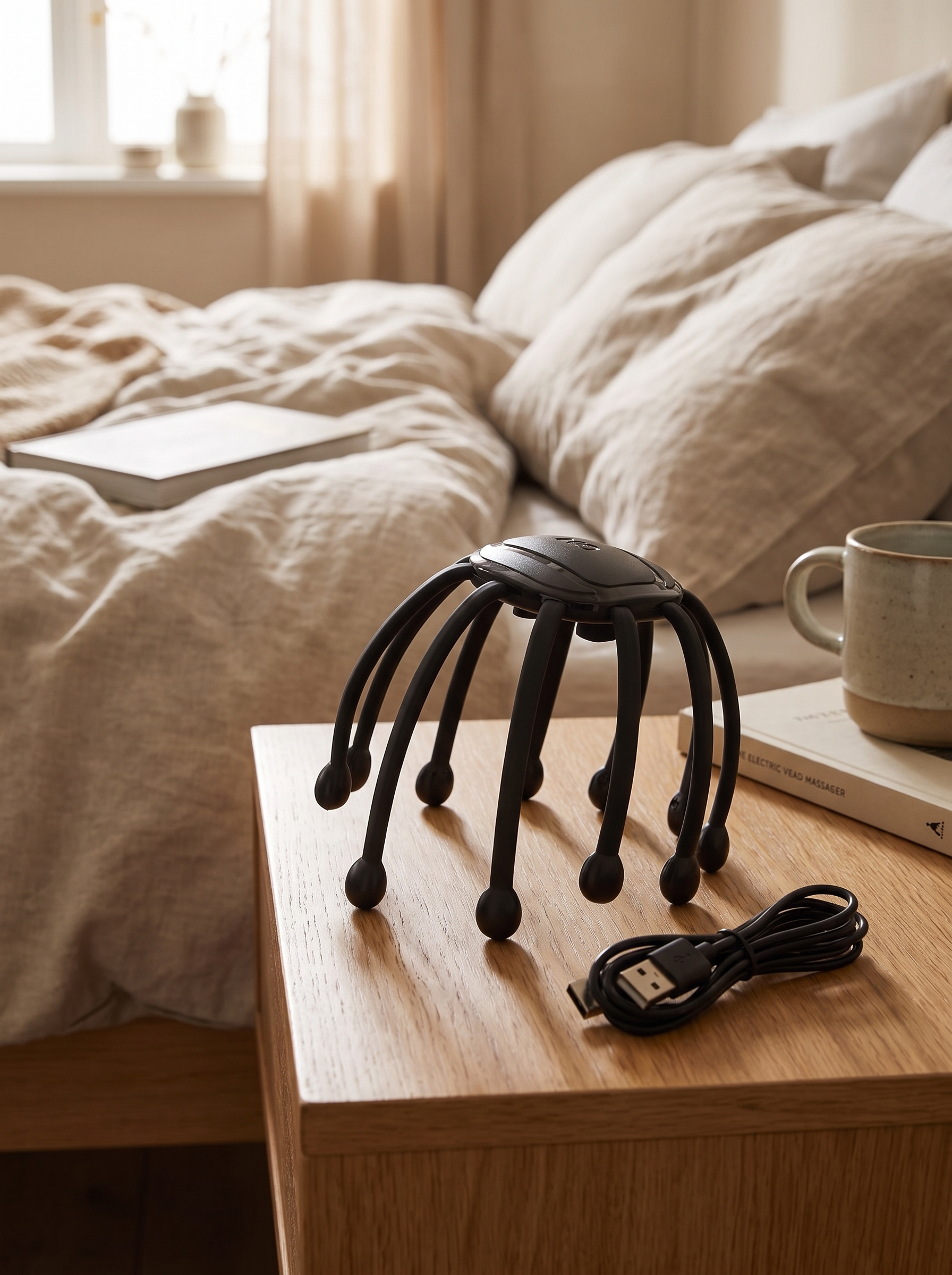 Cordless Electric Head Massager