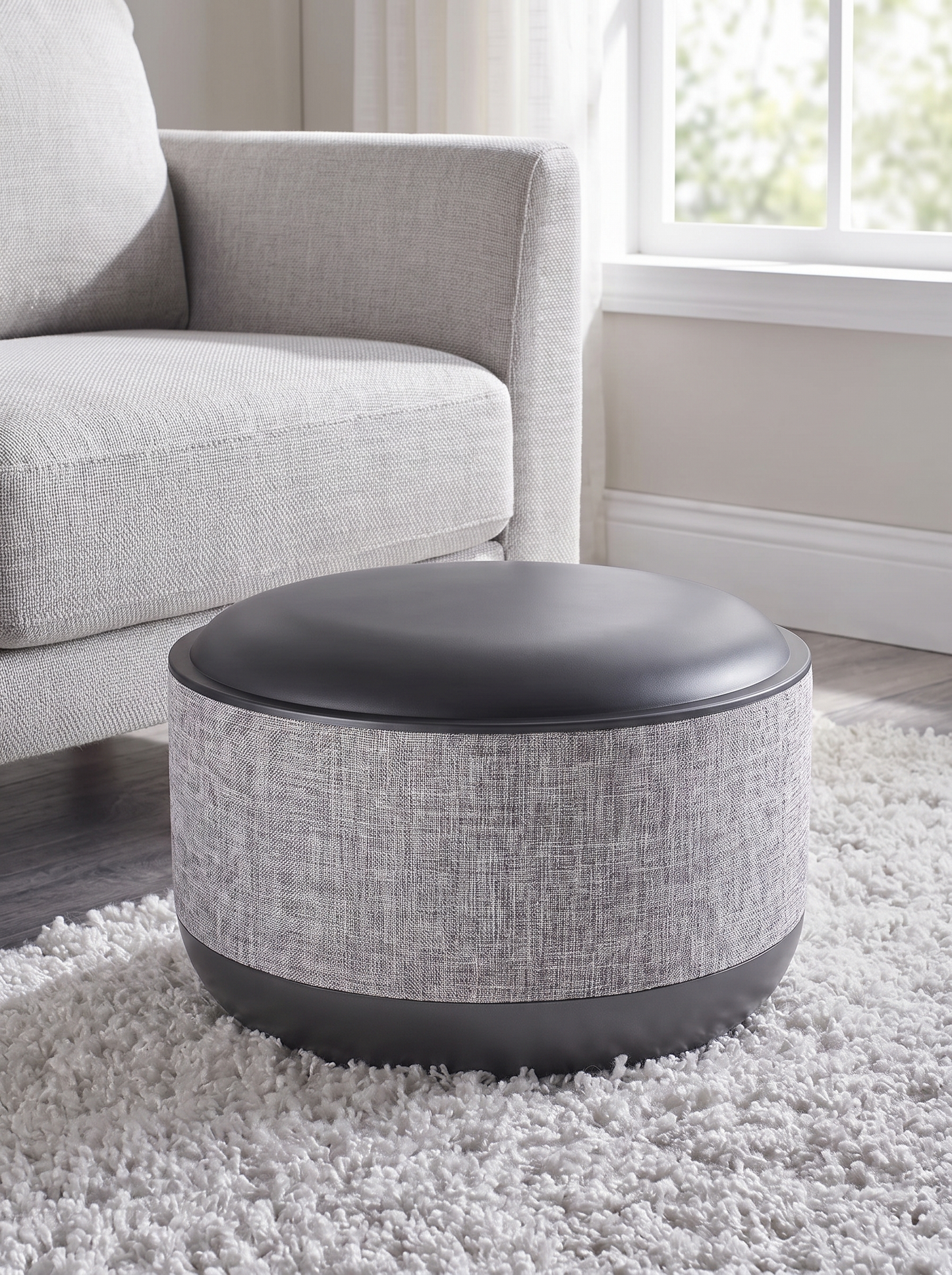 Shiatsu Foot Massaging Ottoman
