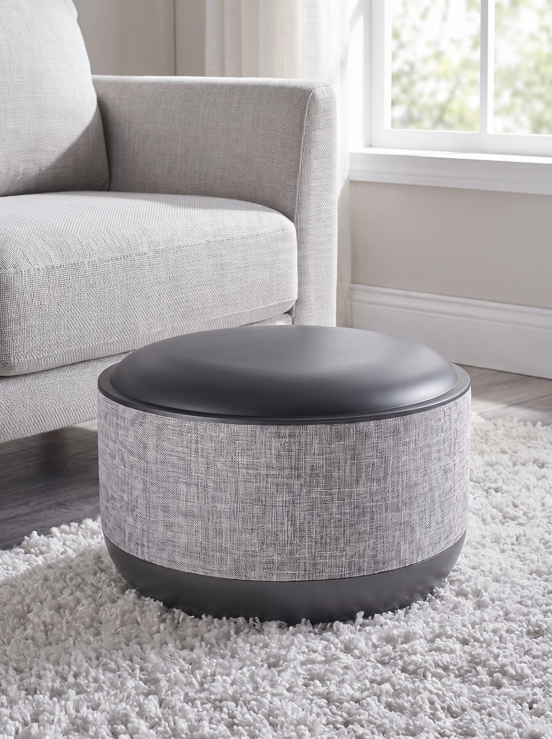 Shiatsu Foot Massaging Ottoman