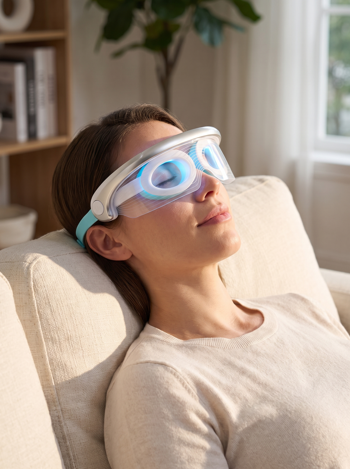 Three lights, one visor
