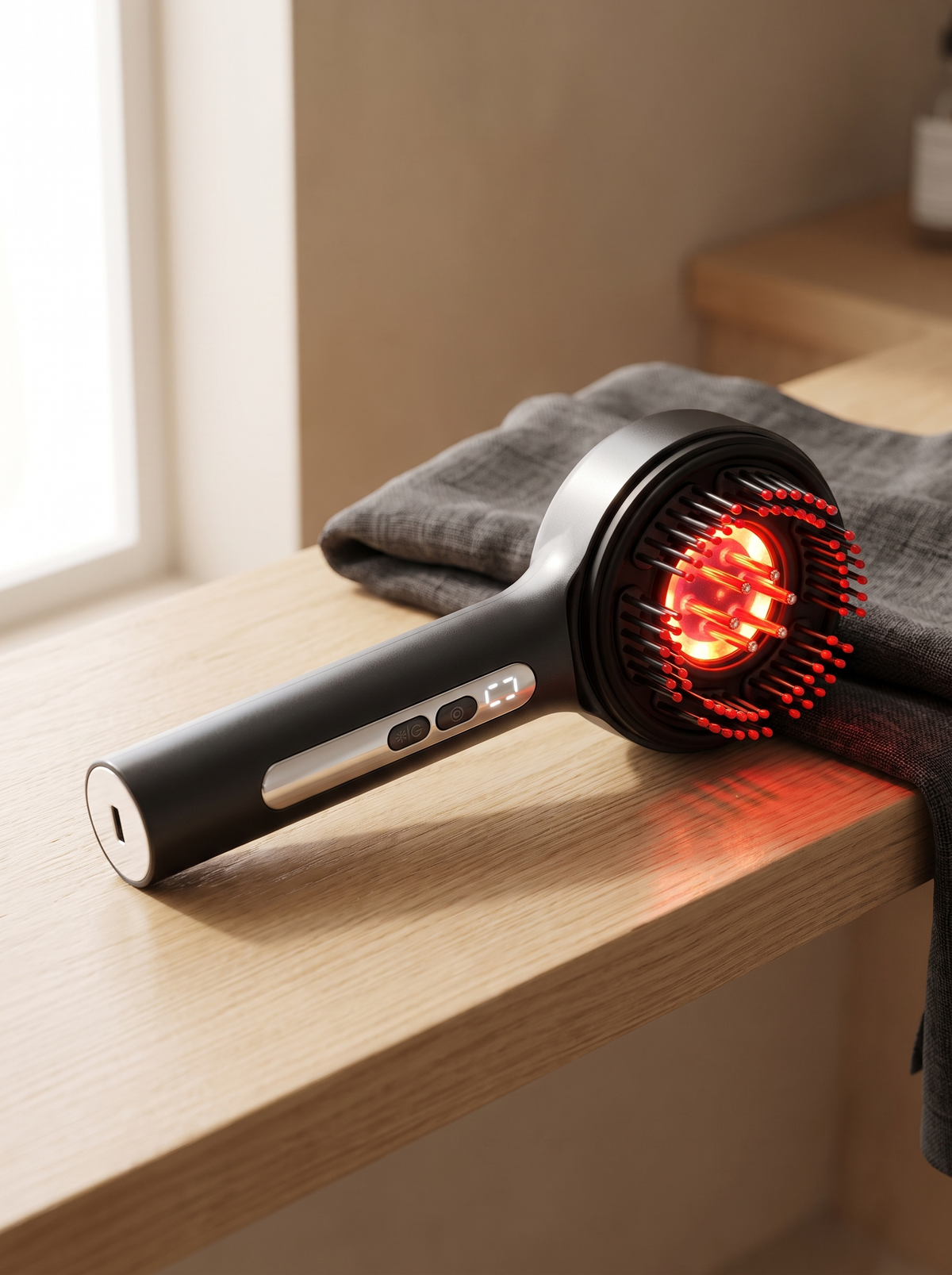 LED Hair Rejuvenation Massage Brush