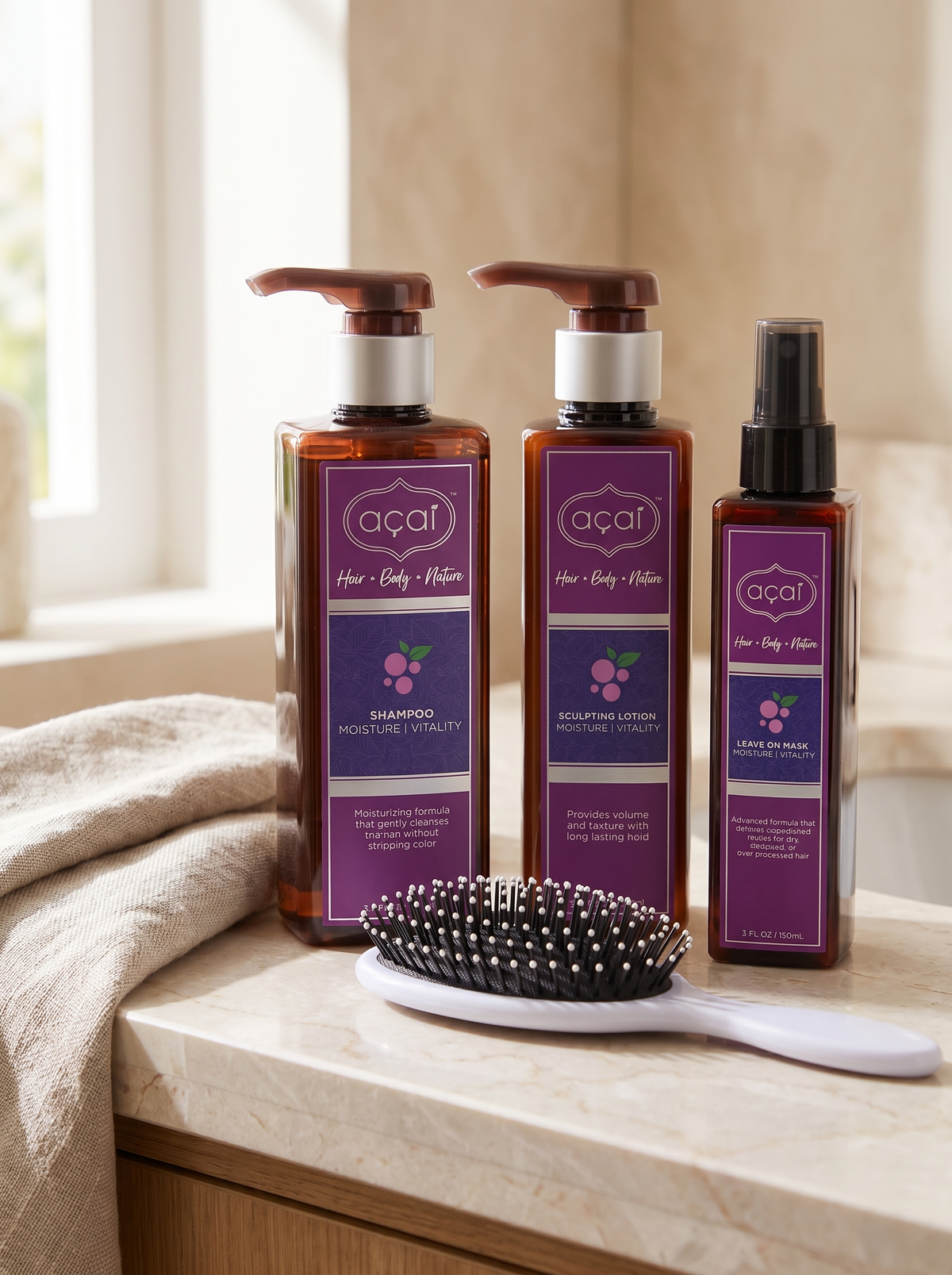 Acai Hair Care Set