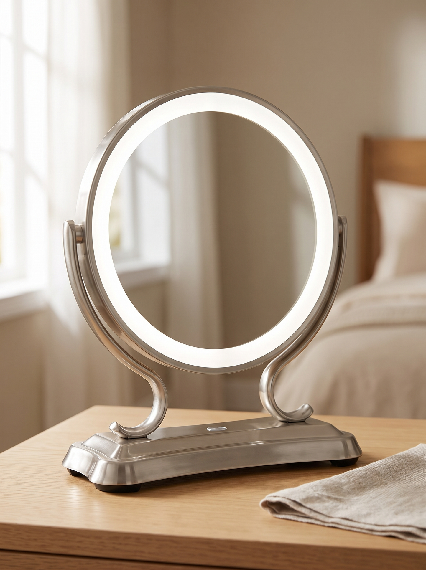 LED Lighted Glamour Makeup Mirror