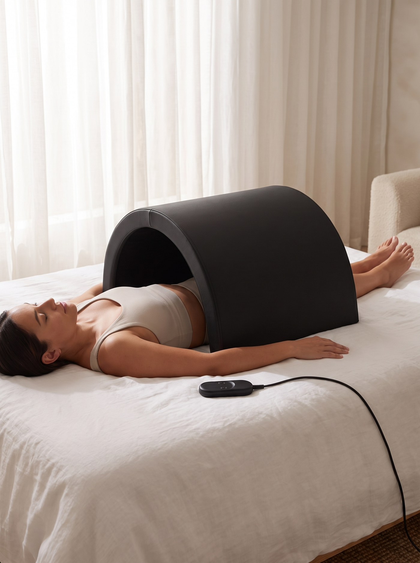 A Sauna You Lie Under