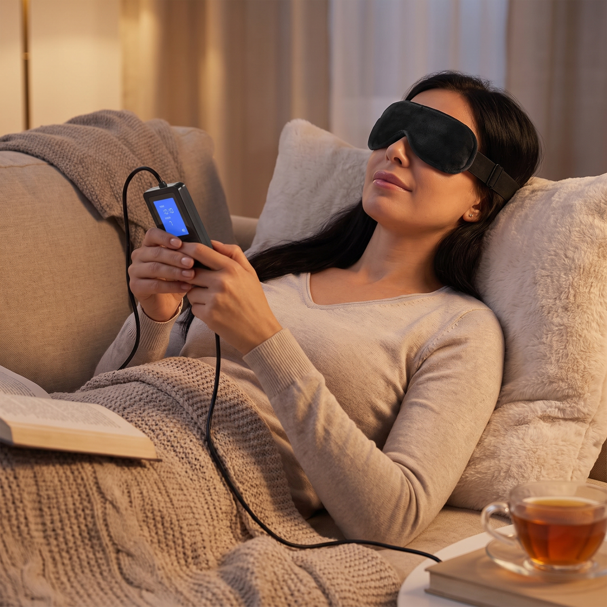 Dry Eye Therapy Mask lifestyle
