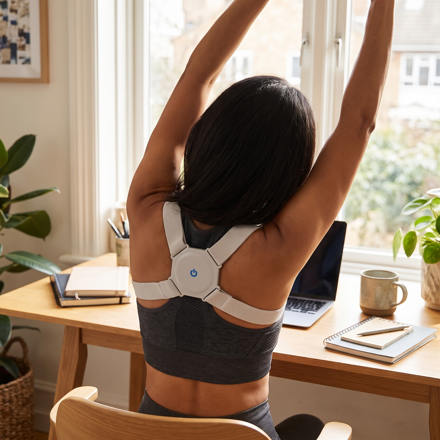 Vibrating Smart Posture Corrector lifestyle