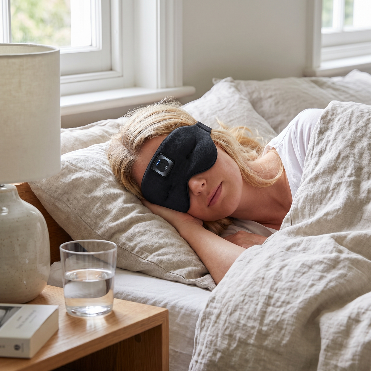 Vibrating Pain Relief Mask lifestyle
