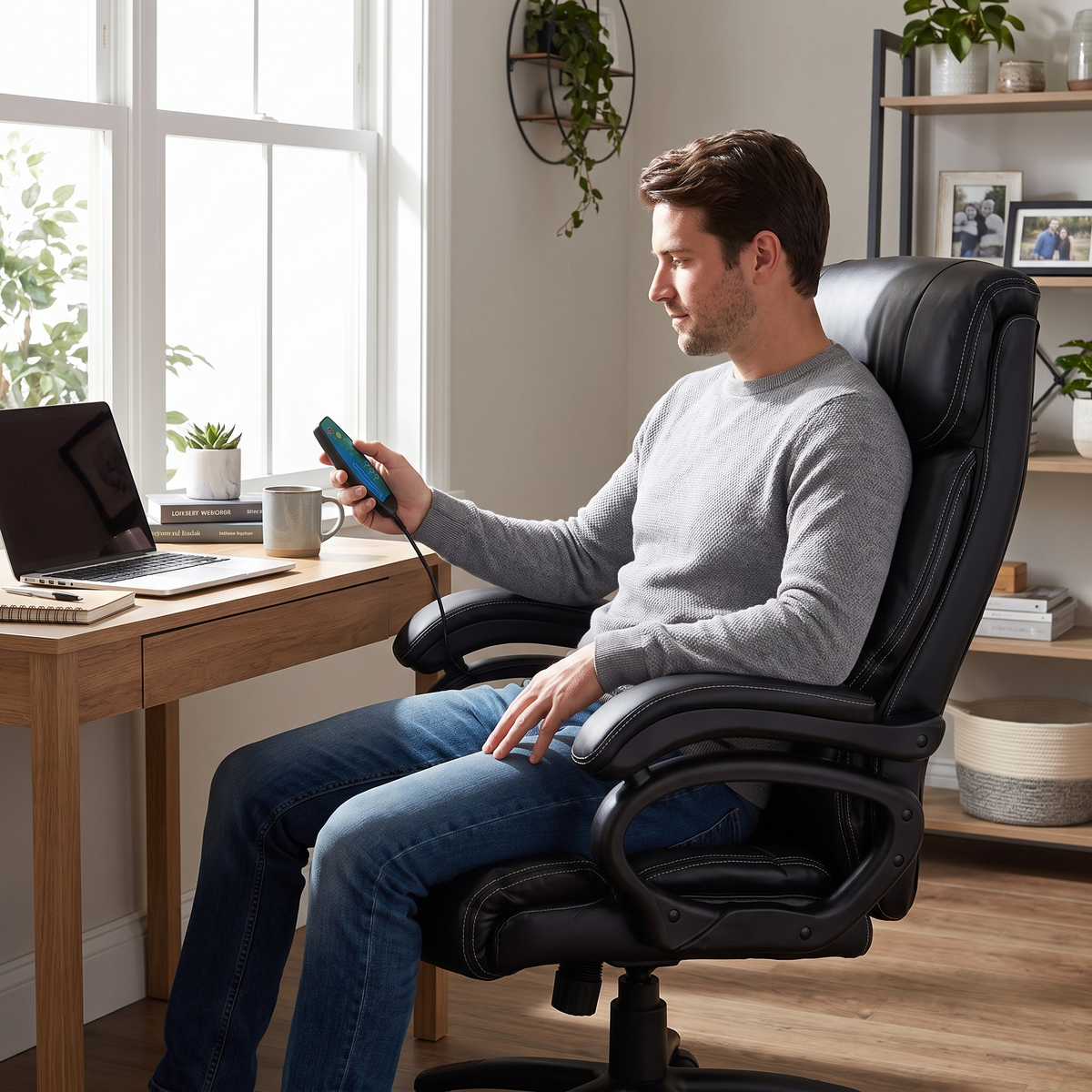 Massaging Desk Chair lifestyle