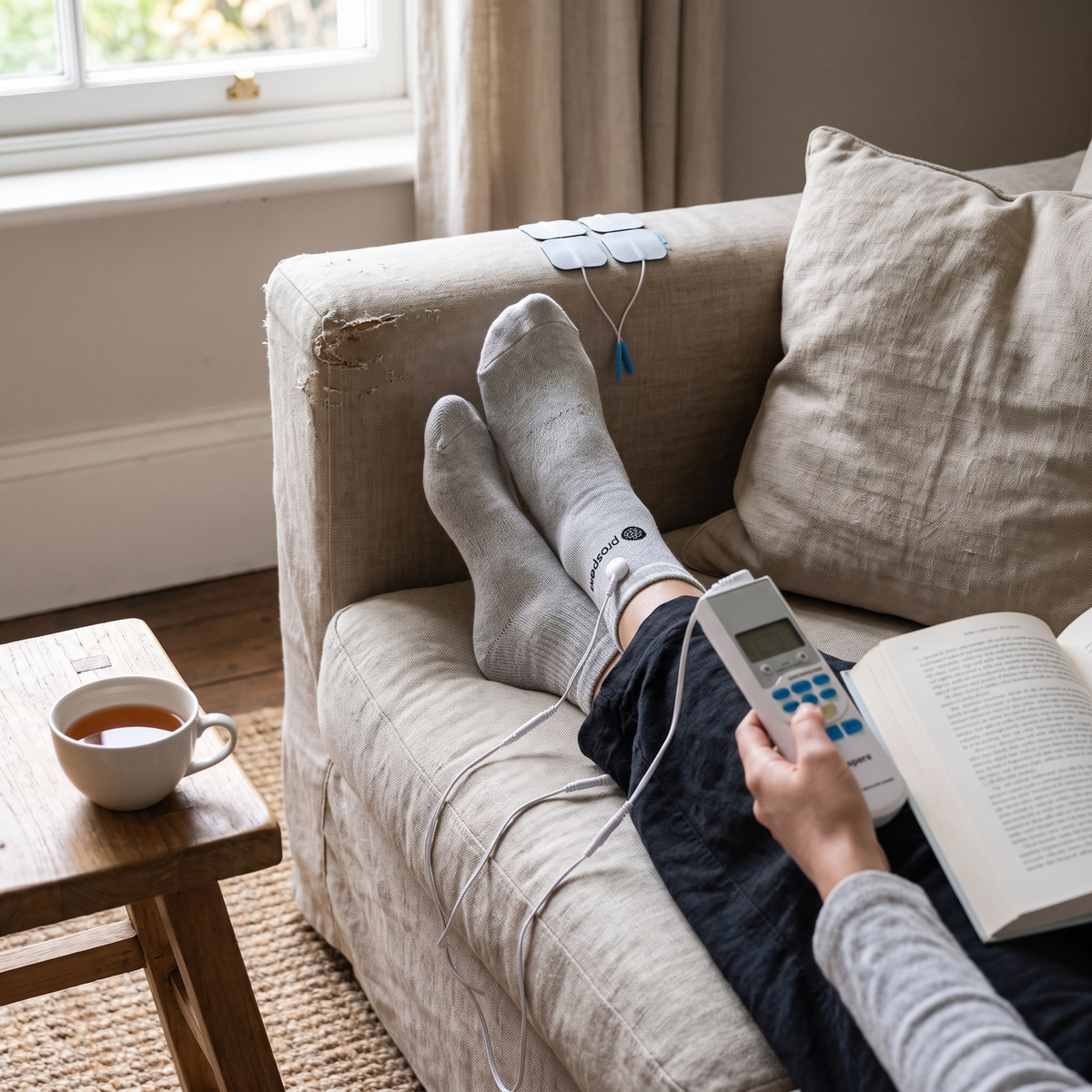TENS Electronic Pulse Massager Socks lifestyle