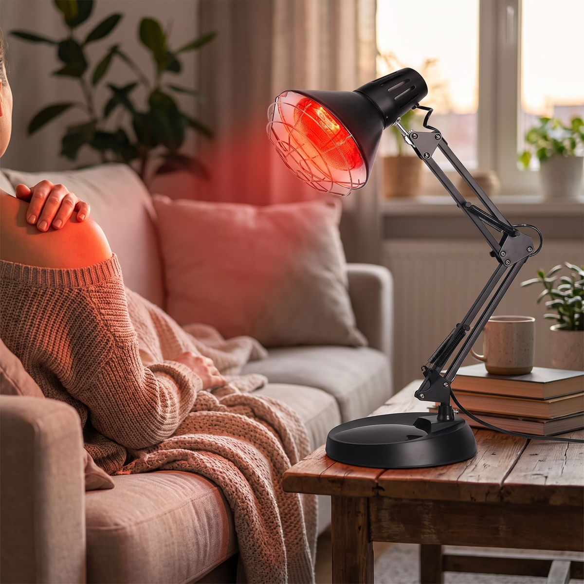 Infrared Light Therapy Lamp lifestyle