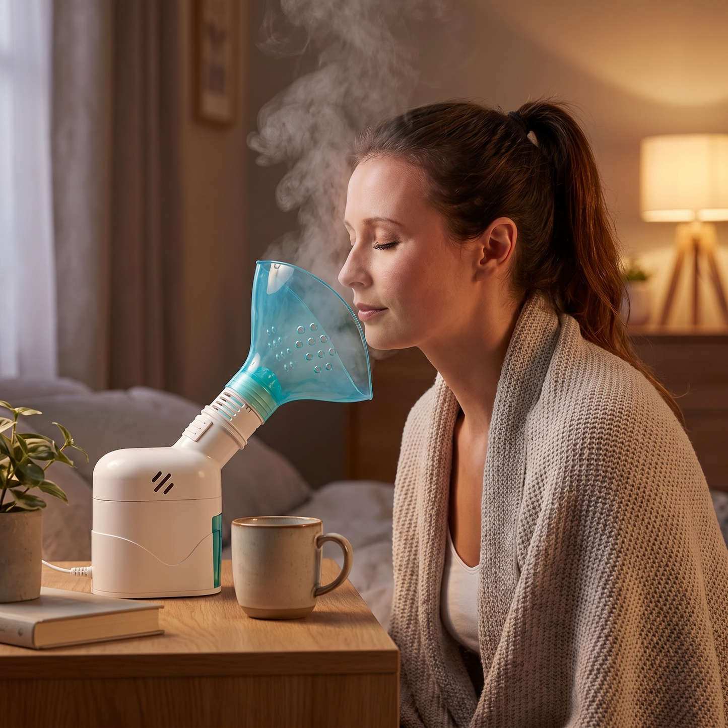 Respiratory Steam Inhaler lifestyle