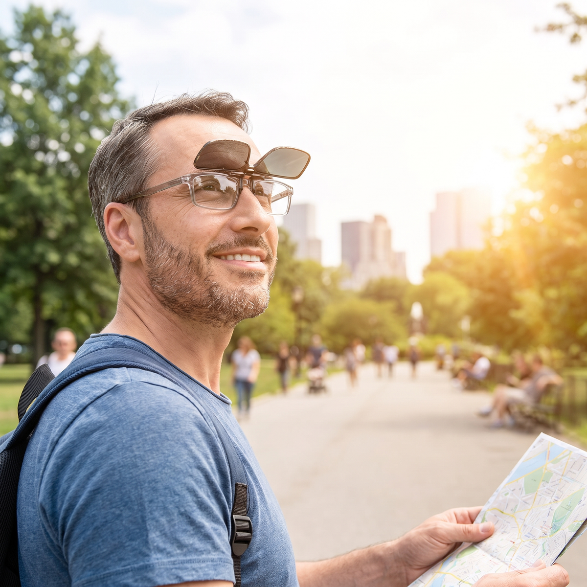 Polarized Glare Reducing Fit Over Sunglasses lifestyle
