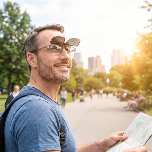 Polarized Glare Reducing Fit Over Sunglasses lifestyle