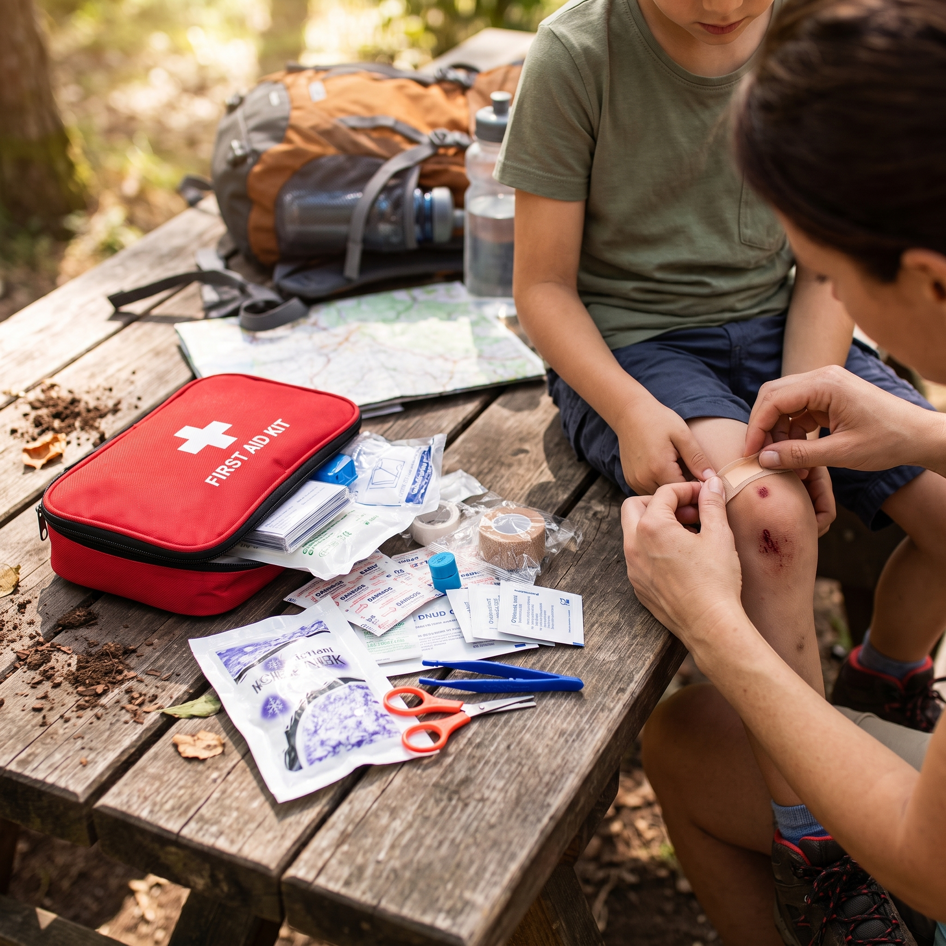 184 Piece First Aid Kit lifestyle
