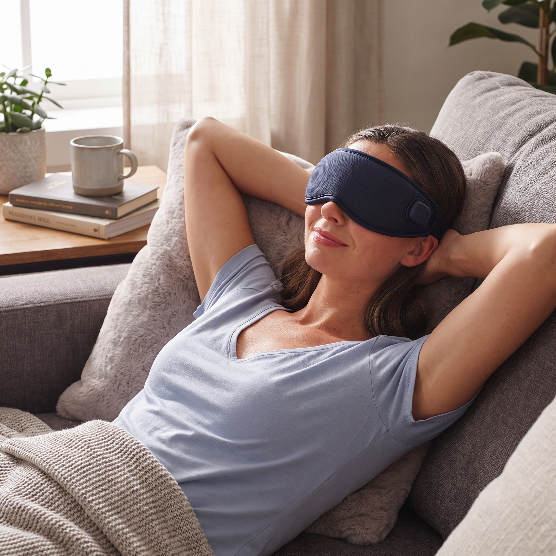 Dry Eye Relief Mask with Heat and Massage lifestyle