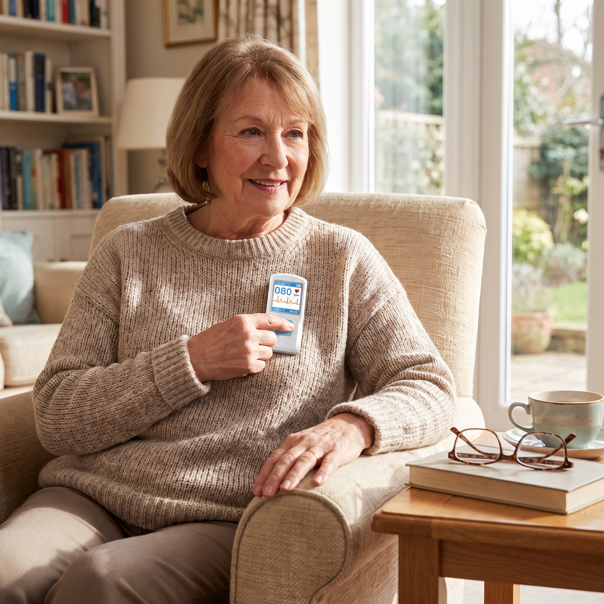 Portable Smart Bluetooth EKG Monitor lifestyle