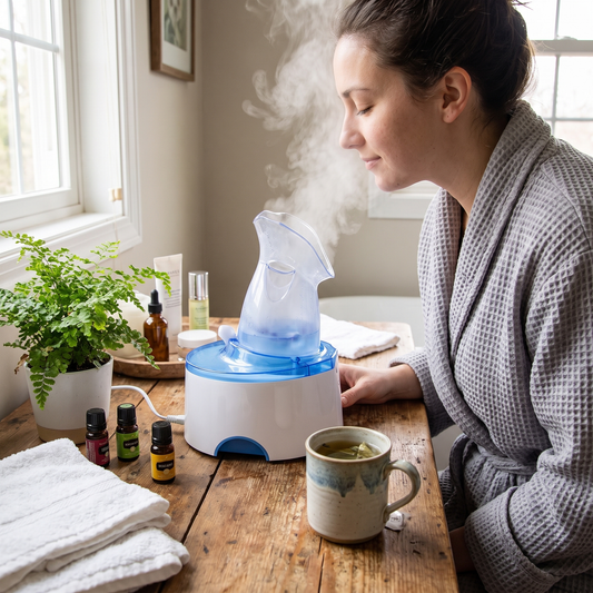 2 in 1 Warm Mist Humidifier & Inhaler lifestyle