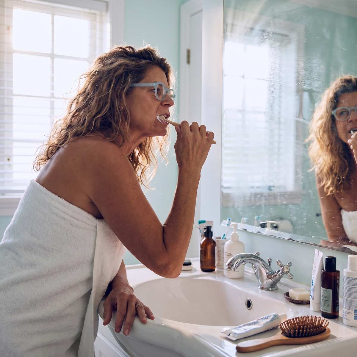 Fog-Free Shower Readers lifestyle