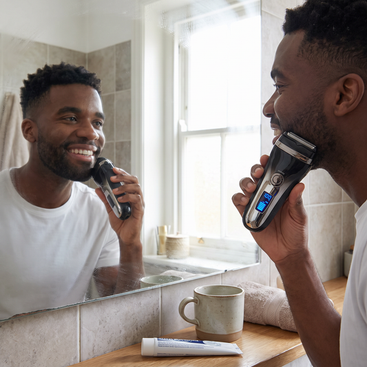 World's Fastest Cordless Foil Shaver and Trimmer lifestyle