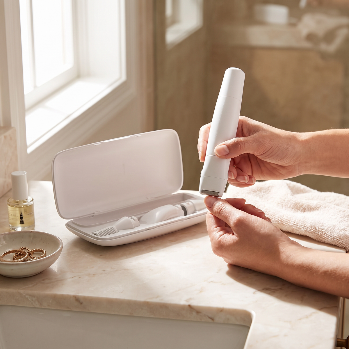 5-in-1 Face and Body Groomer lifestyle