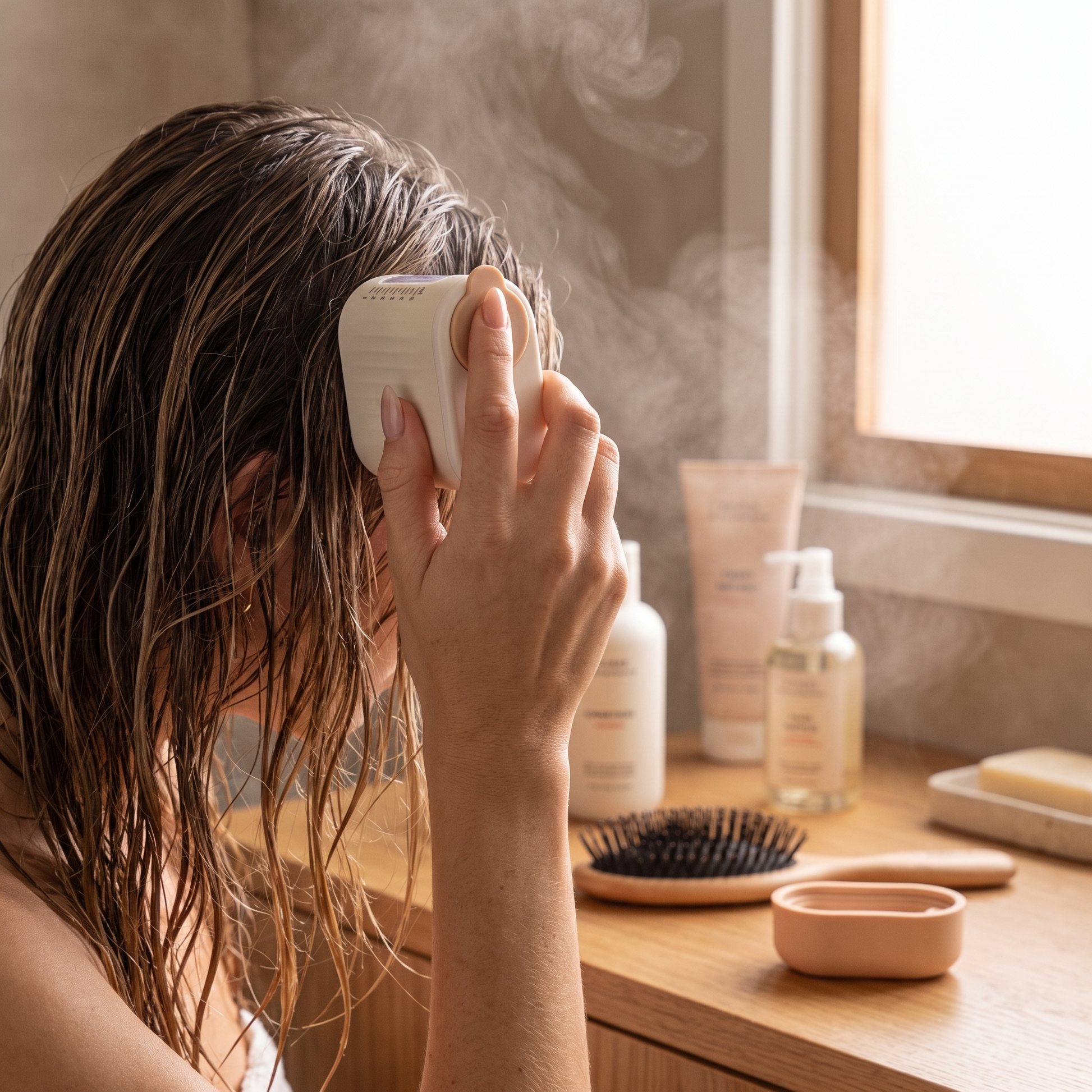 3-in-1 Hair Boost Brush lifestyle