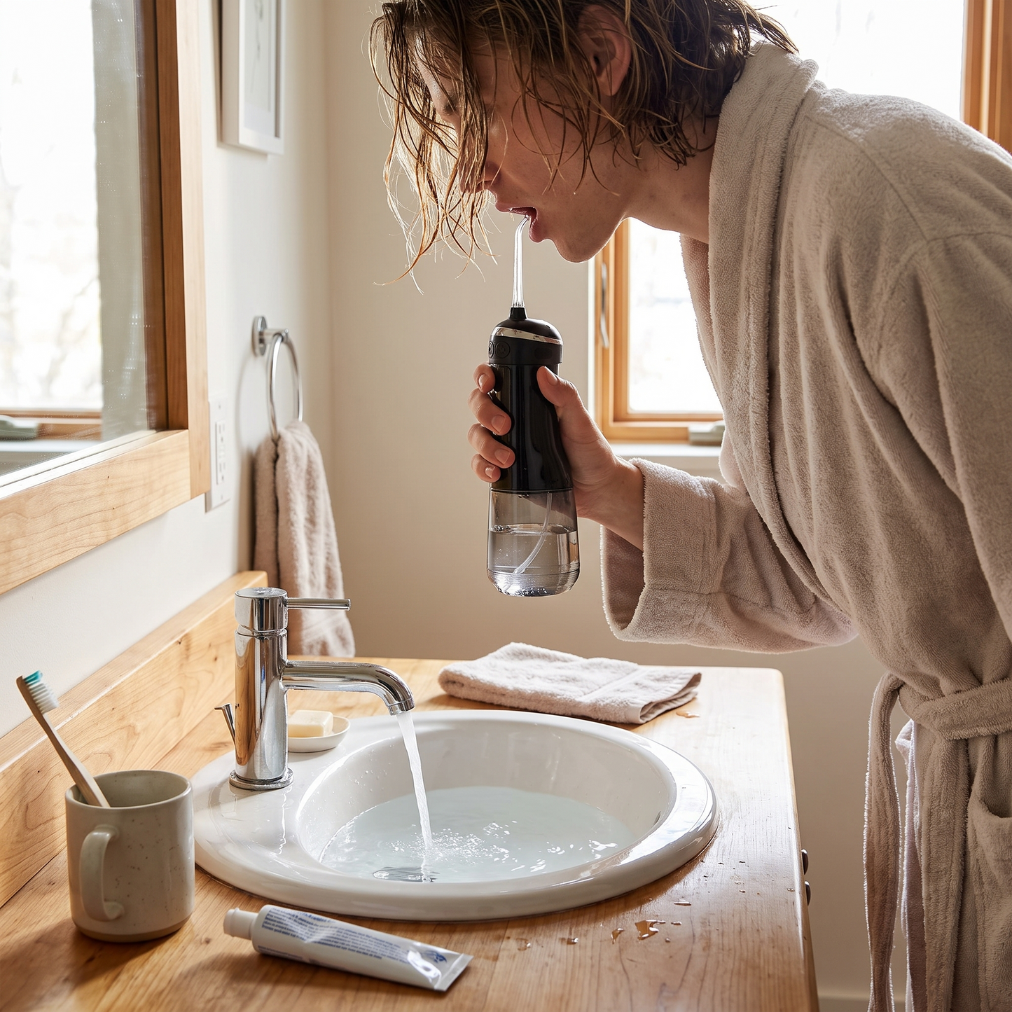 6-in-1 Water Flosser lifestyle