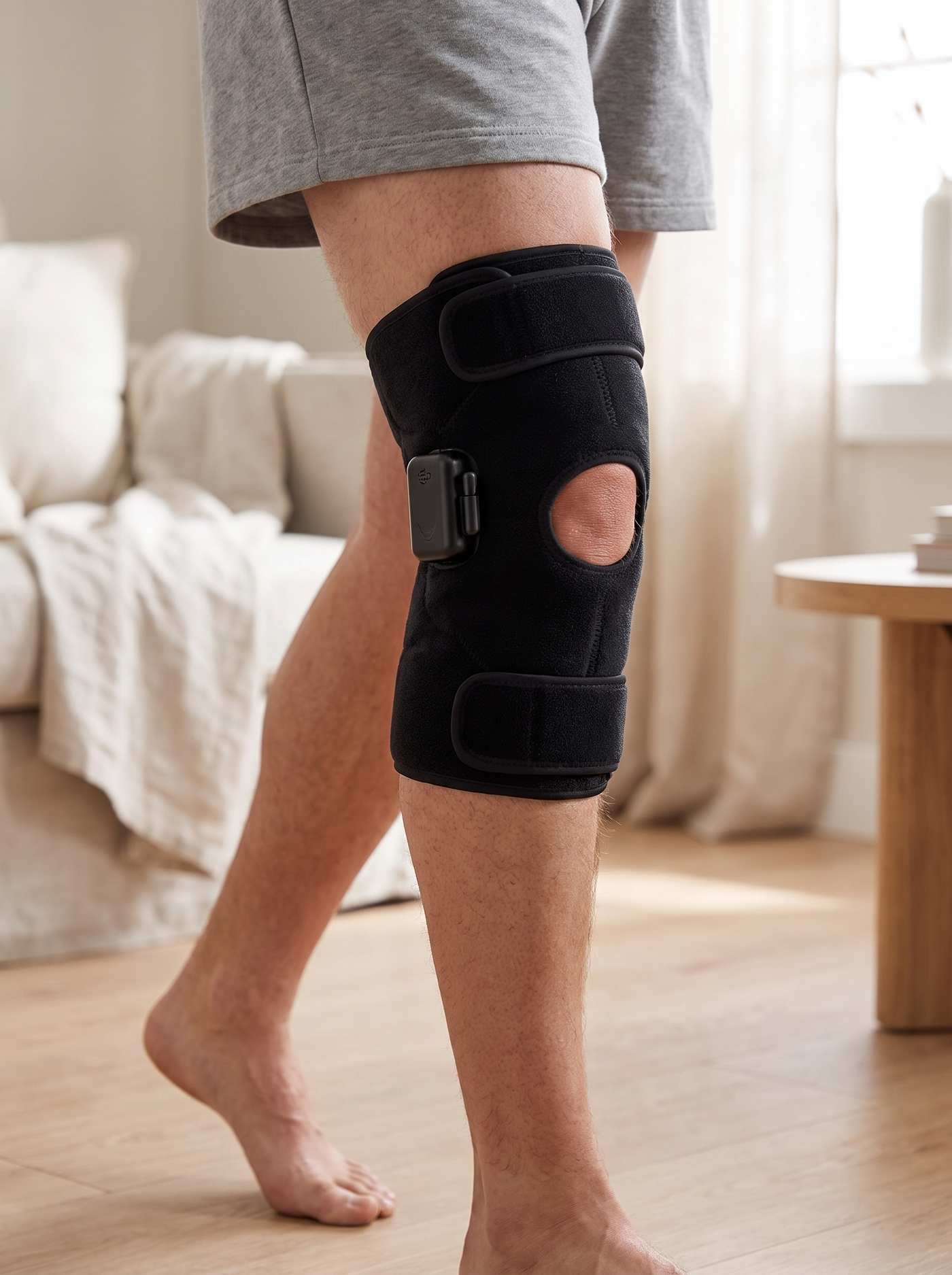 Warmth that moves with your knee