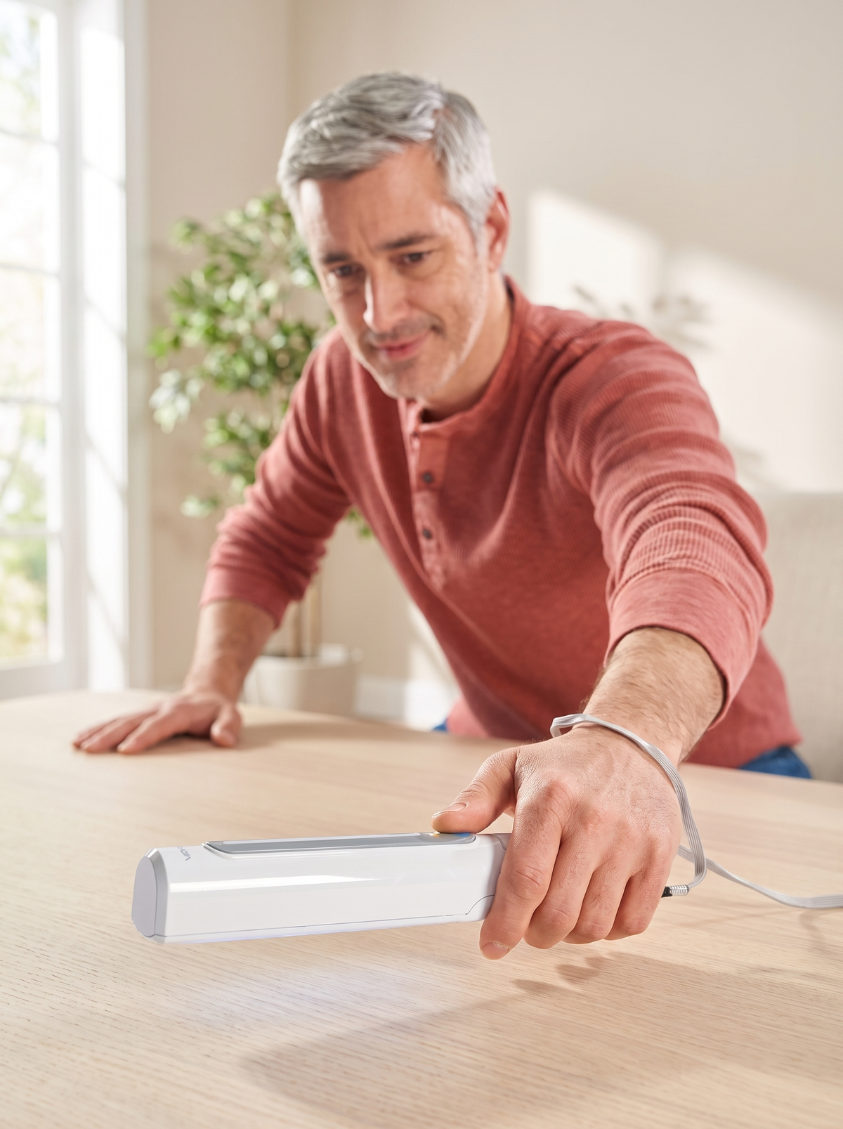 A glide-and-go clean, no wipes needed
