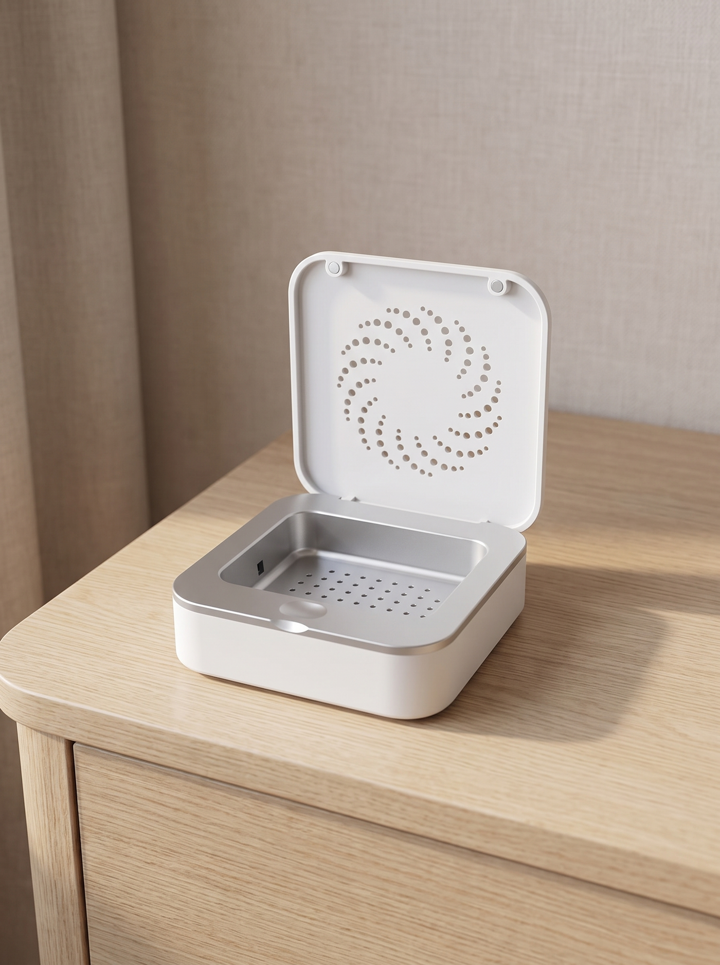 Dry hearing aids, ready by morning