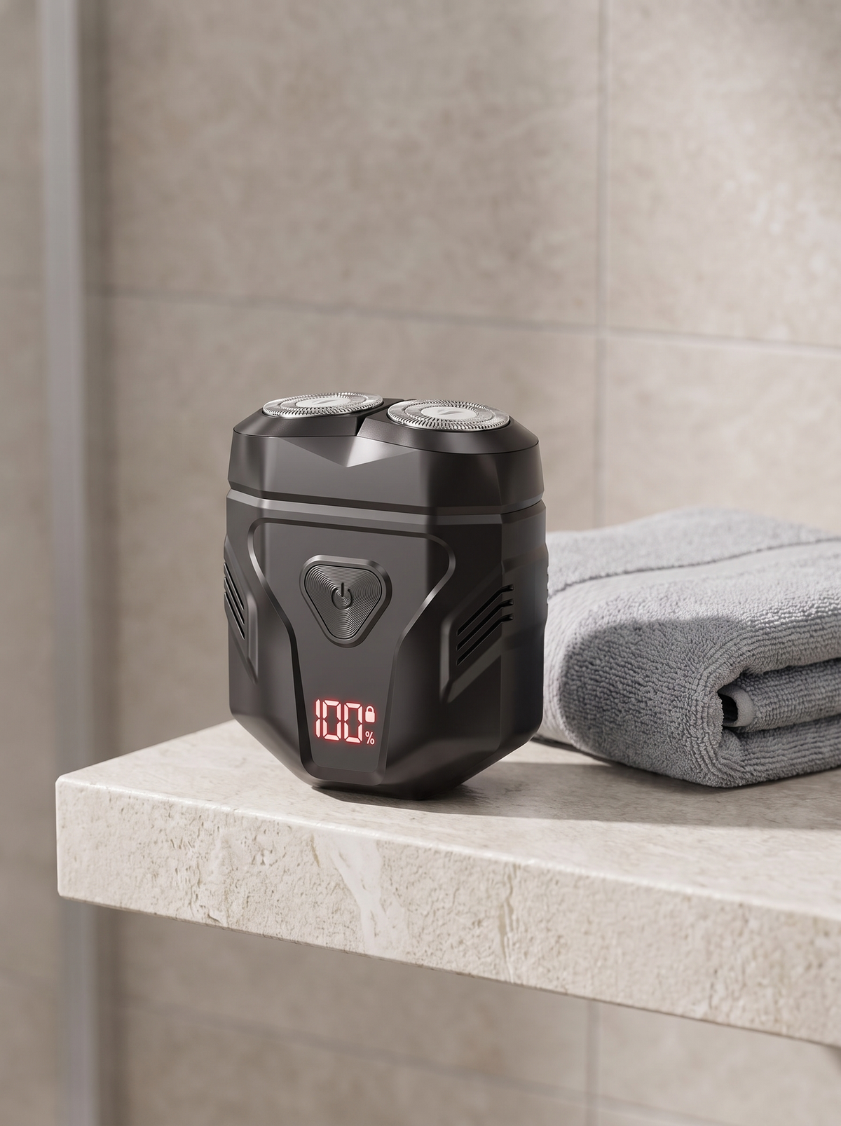 Full-size shave, pocket-sized shaver