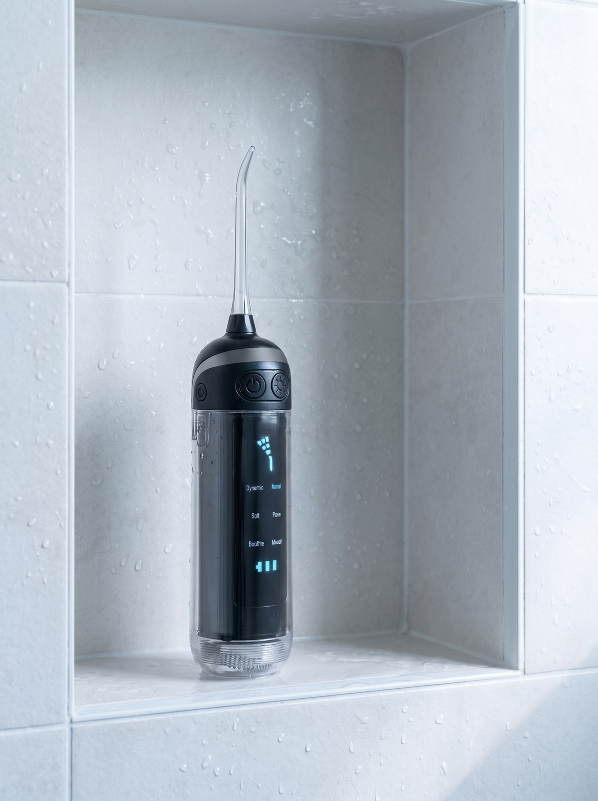 Shower-ready, weeks between charges