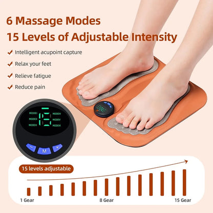 Foldable EMS Acupressure Foot Mat
